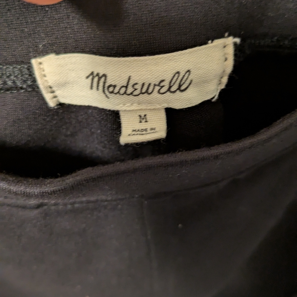 Madewell Black Boot Cut Ponte Pants - Picture 3 of 3